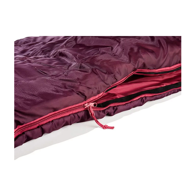 Спальний мішок-ковдра Rocktrail з капюшоном весна осінь — 0.5C, бордовий large popup