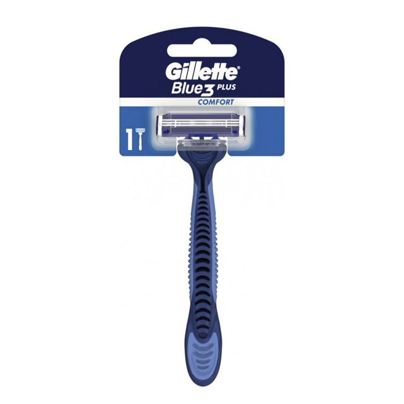 Станки для гоління чоловічі Gillette Blue 3, 12шт, сині large popup