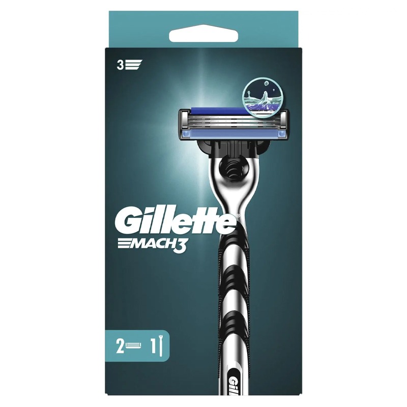 Станок для гоління Gillette Mach3 1 змінною касетою large popup