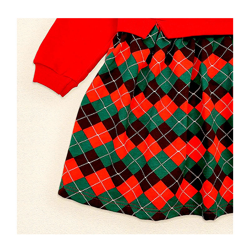 Сукня Dexter's з принтом Merry Christmas, футер, червона, р.110 (d372мр-кр-нгтг) large popup