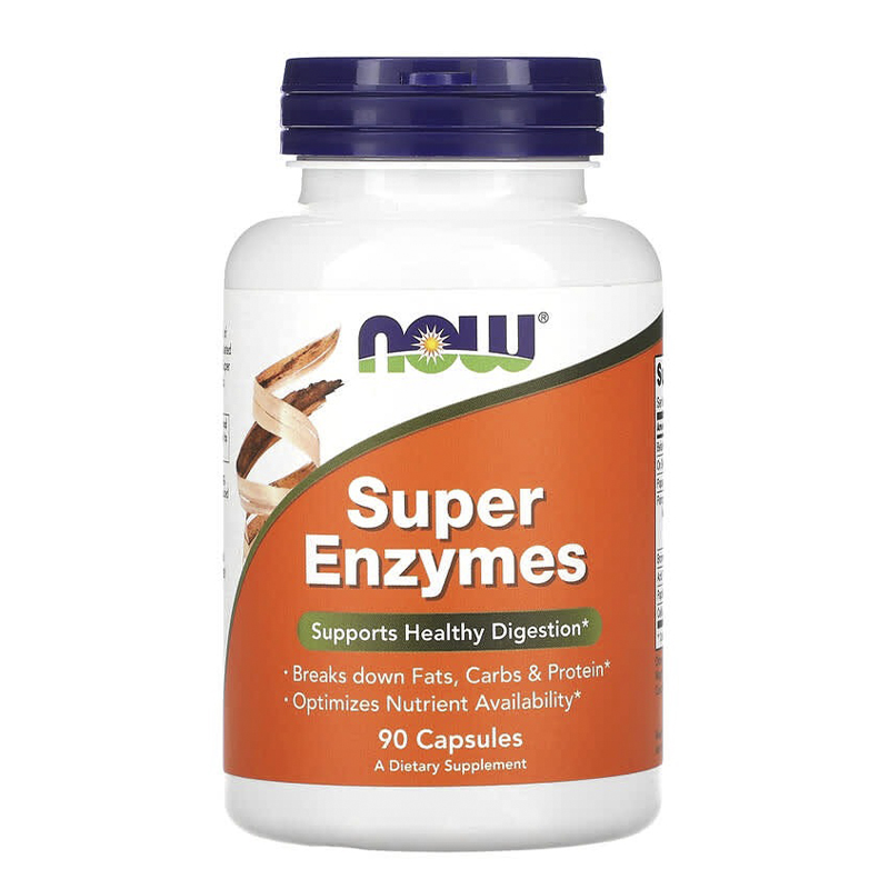 Супер ферменти, Super Enzymes, 90капсул, Now Foods large popup