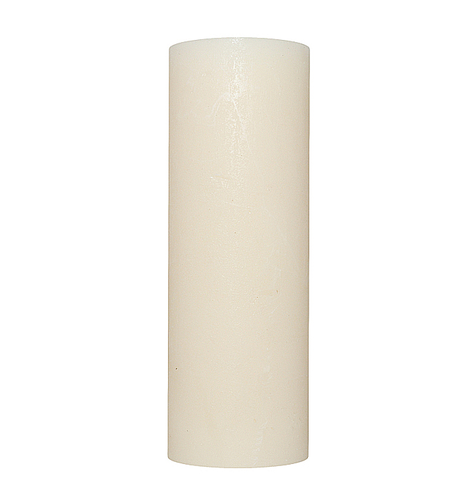 Свічка Рустік Циліндр бежевий (5,5 х 16 см, 32 год) large popup