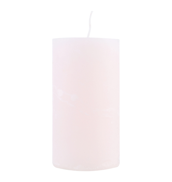 Свічка Рустік Циліндр світло-рожевий (5,5 х 10 см, 20 год) large popup