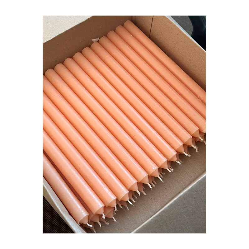 Свічки столові без упаковки, висота 250 мм діаметр – 19 мм персикові
 large popup