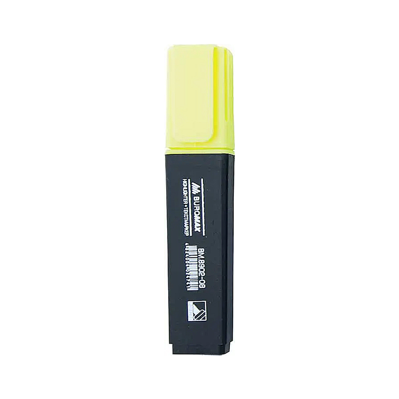 Текст-маркер, JOBMAX., жовтий 12 шт в упаковці (BM.8902-08) large popup