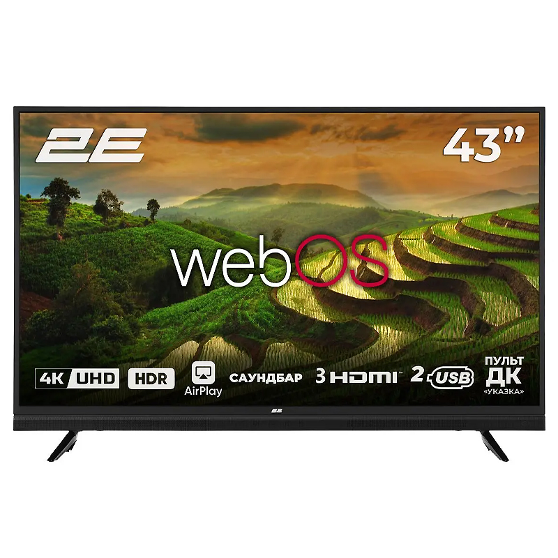Телевізор 2E 43A06LW (2E-43A06LW) WebOS large popup