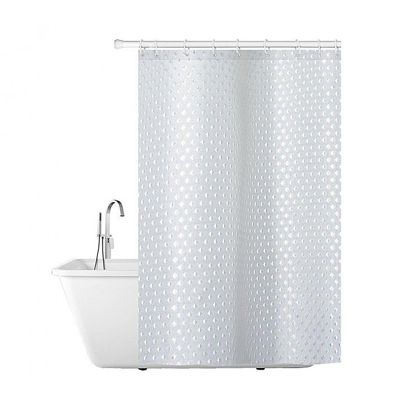 Штора тканинна для ванної кімнати 180х180см, водонепроникний матеріал Tatkraft PURL
 large popup