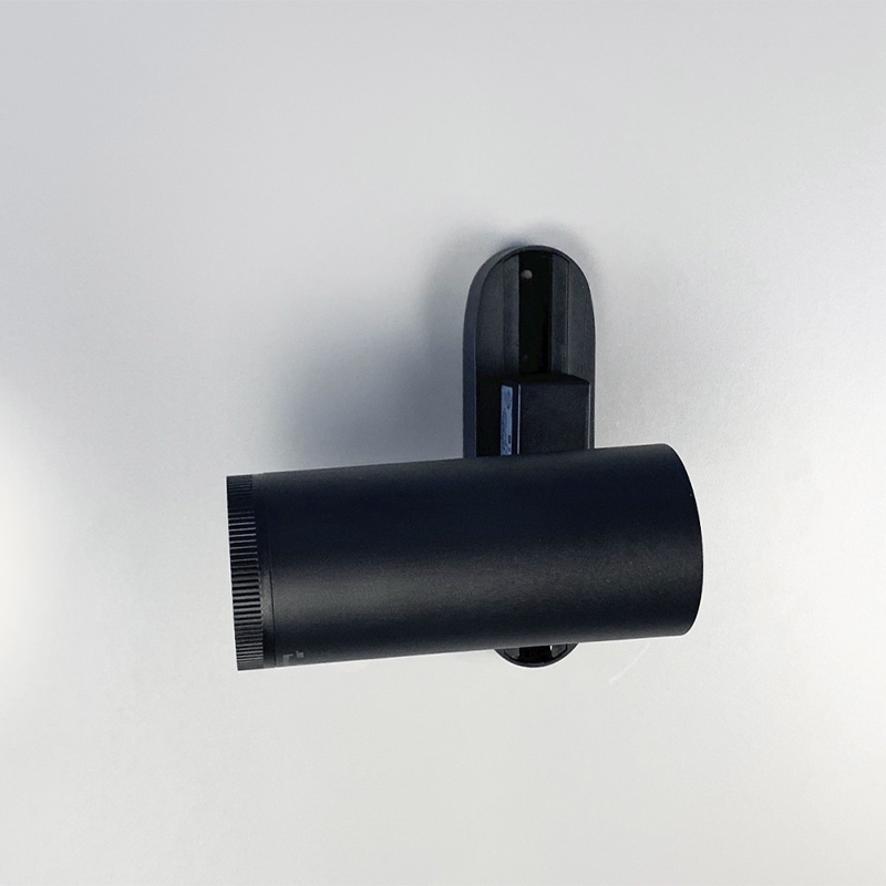 Трековий світильник з лінзою в чорному кольорі large popup