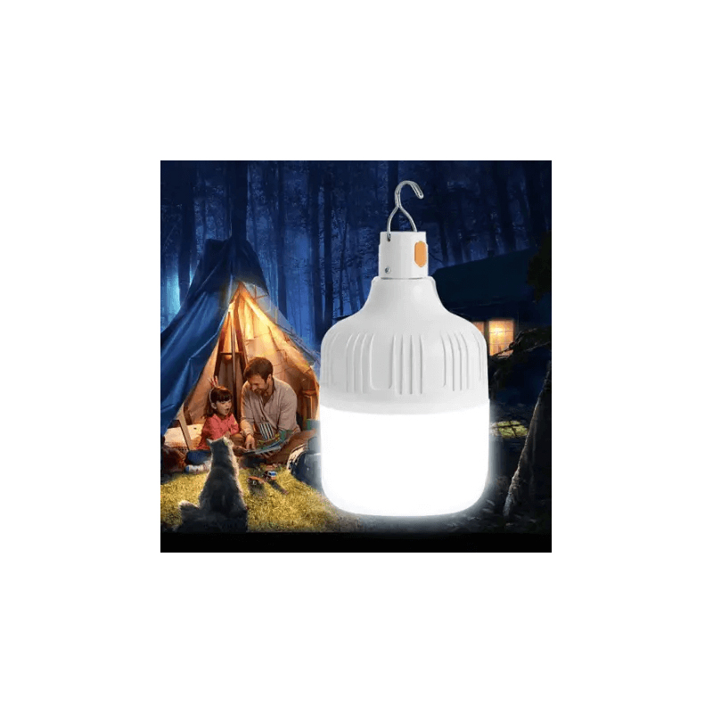 Лампа LED 4,2В для кемпінгу, акумуляторна 1200 мА, з гачком, 1 уп. (2шт) (828097) - 27505 large popup