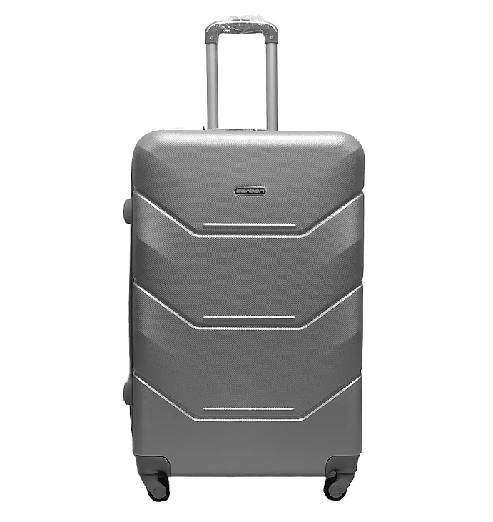 Валіза Carbon 147C Комплект валіз Срібний large popup