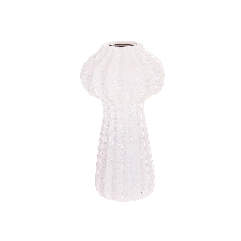 Ваза Bonadі Mia, керамічна, біла матова 10*20 см (872-105) large popup