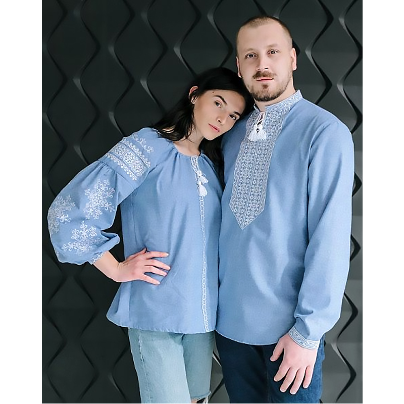 Вишиванка Жіноча машинна вишивка, льон р. 34 VZHLR26 large popup