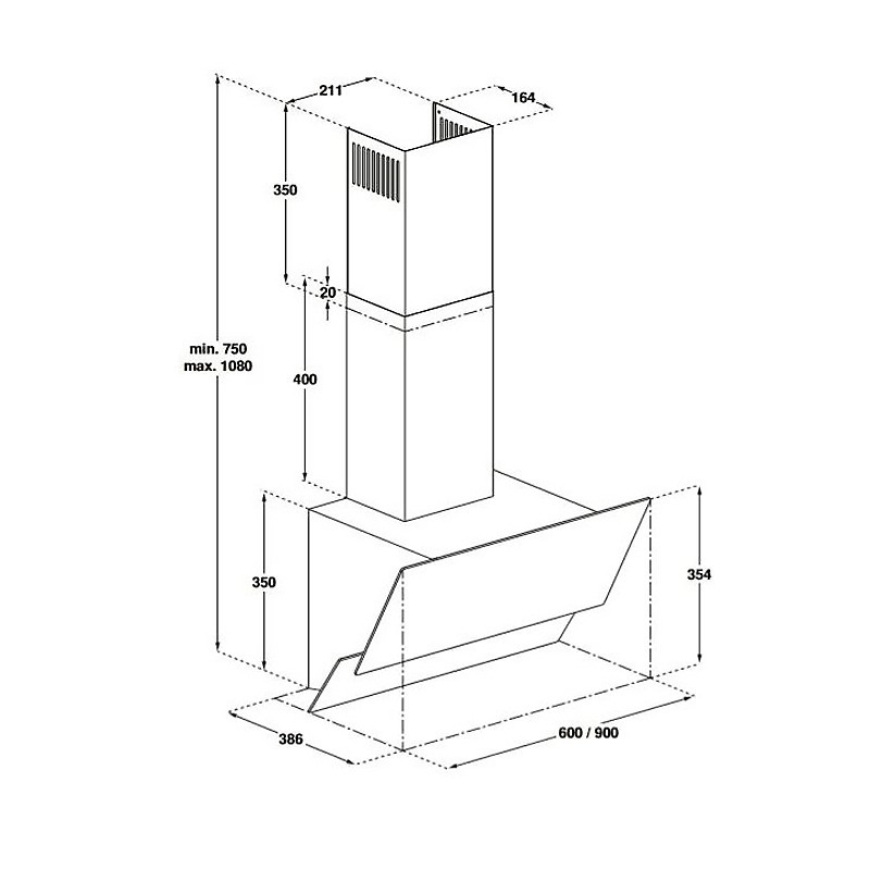 Витяжка BOSCH  DWK 66AJ60T large popup