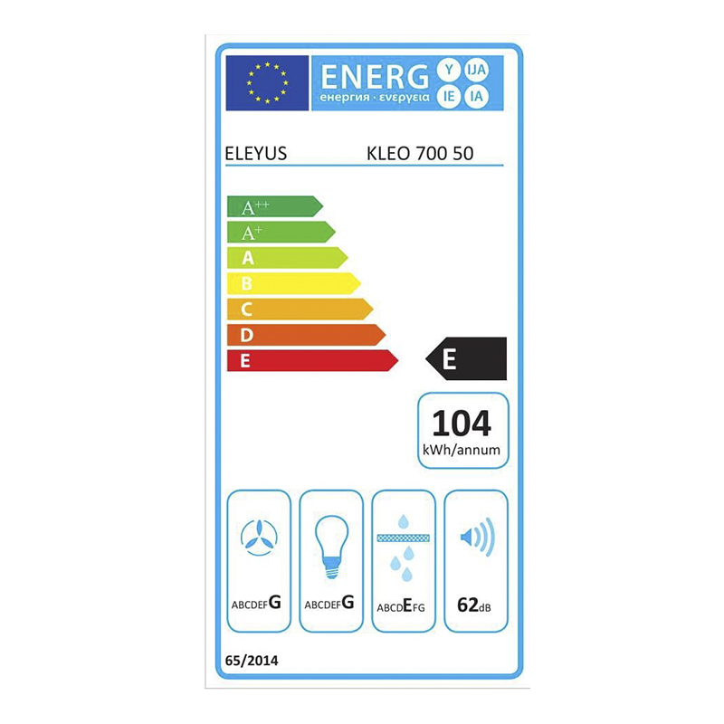 Витяжка кухонна ELEYUS KLEO 700 50 BR large popup