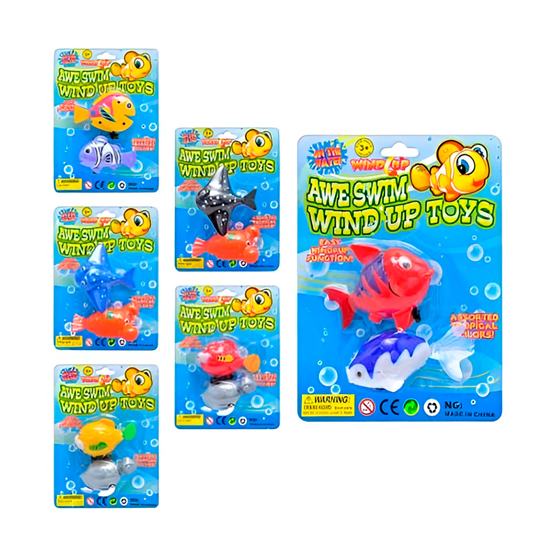 Водоплаваюча іграшка, рибки, 2 шт, заводна (M 0981)
 large popup