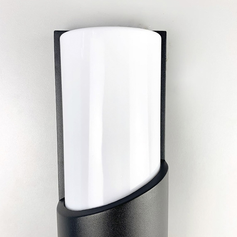Вуличний LED світильник чорного кольору large popup