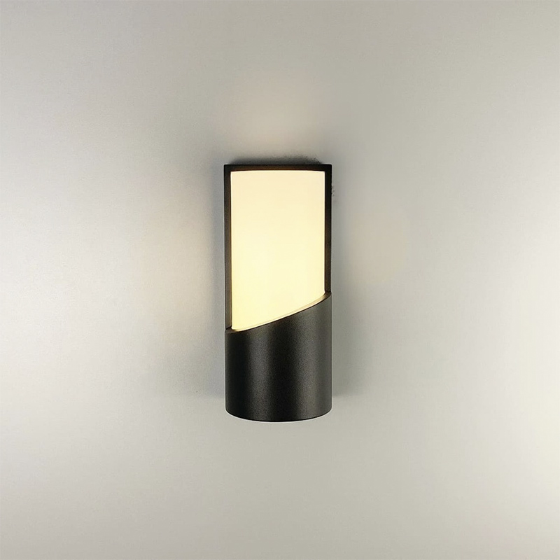 Вуличний LED світильник чорного кольору large popup
