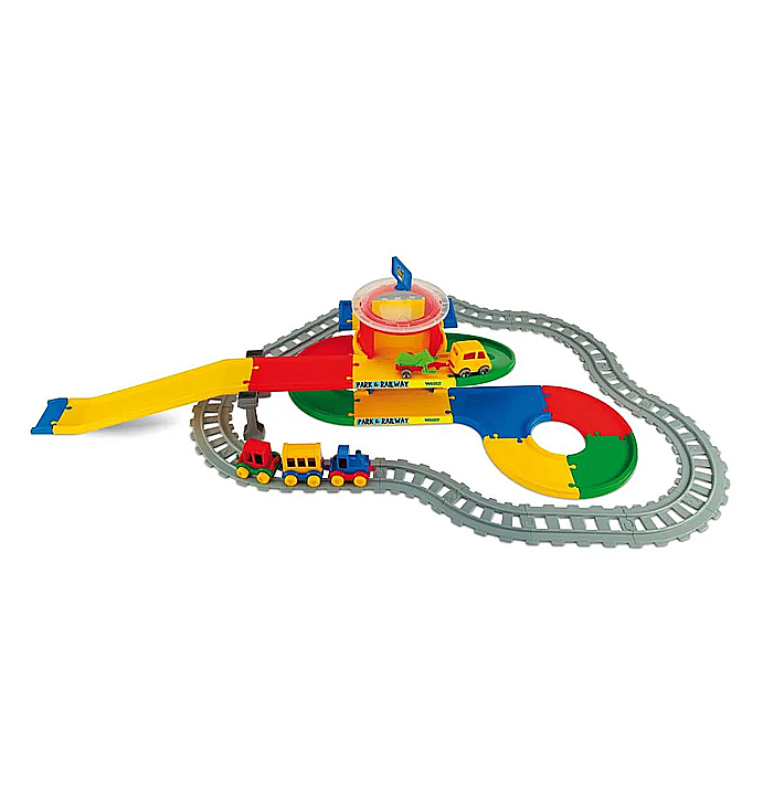Залізниця Play Tracks вокзал 6.4 м, у коробці 79*14*52см,ТМ Wader (51520) large popup