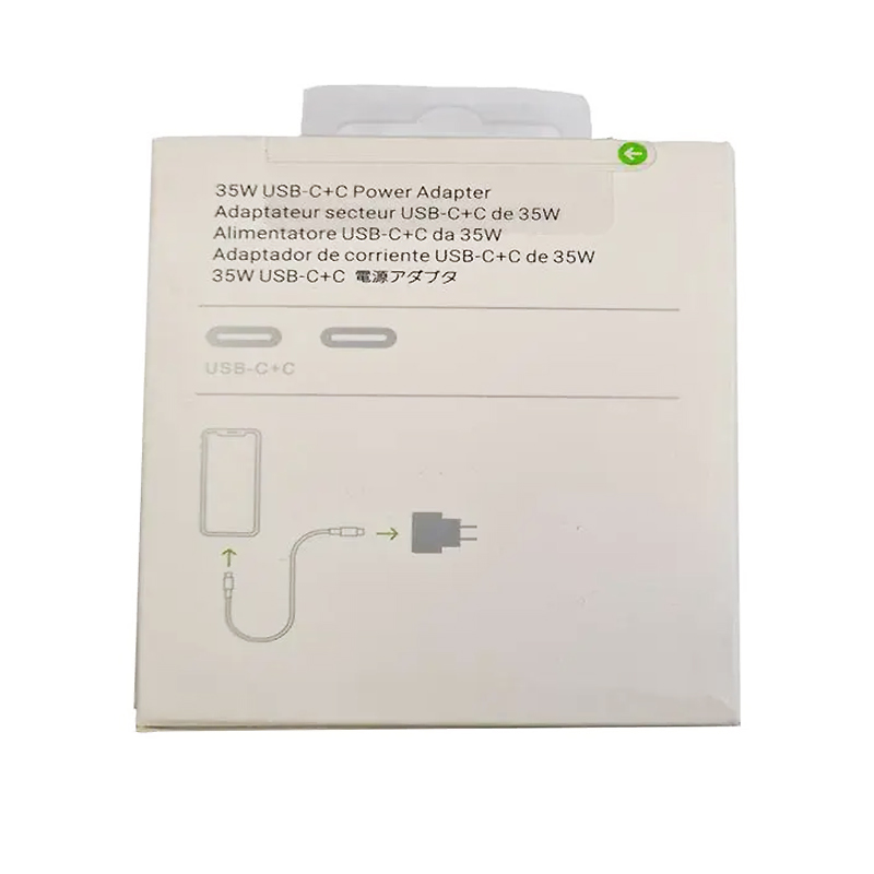 Зарядний пристрій Apple 2xUSB-C (Type-C) 35W original, в коробці large popup