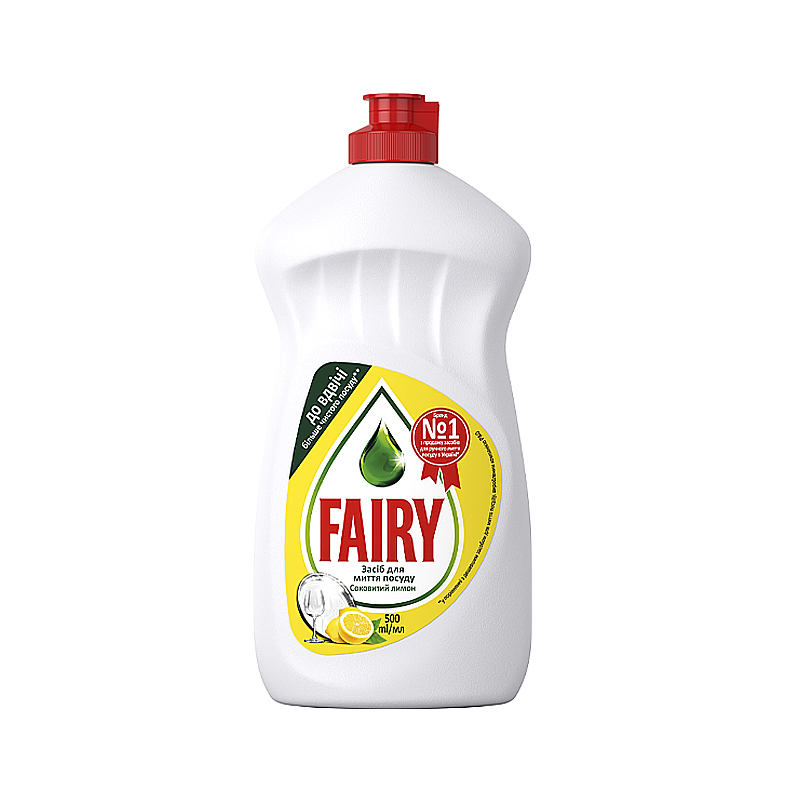 Засіб Fairy для миття посуди 0,5л Соковитий лимон (00864) large popup