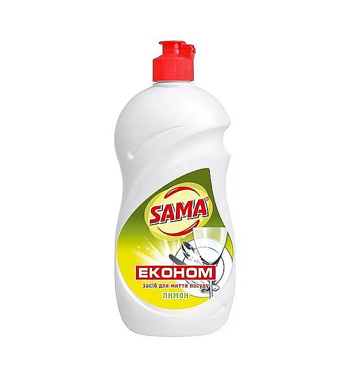 Засіб SAMA для миття посуду Лимон, 500 мл large popup