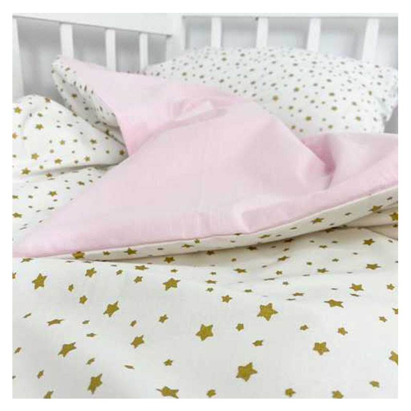 Дитяча постільна білизна Oh My Kids, "Золоті зірочки" в ліжечко для дітей 0-3 років (ПБ-109-ХПХ) МП - 30254 large popup
