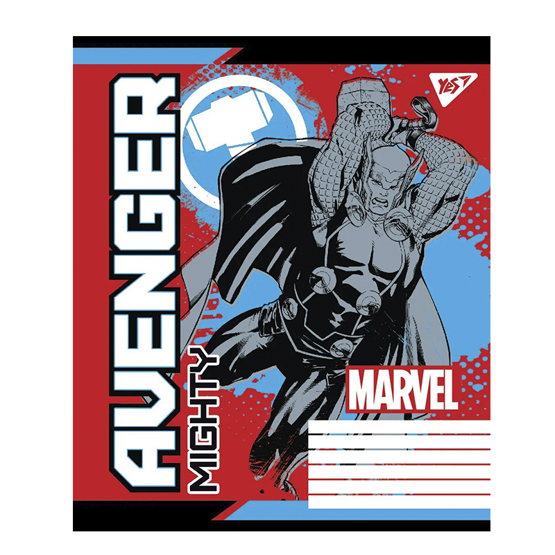 Зошит А5/12 лінія YES Avengers. Legends, 25 шт. в упаковці (M88749) large popup