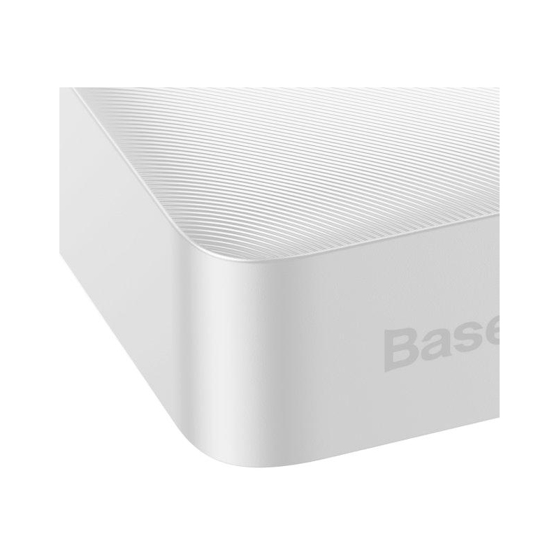 Зовнішній акумулятор Baseus Bipow Digital Display 20W 20000mAh White (PPDML-M02) large popup