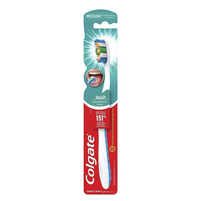 Зубна щітка Colgate 360° Medium, 1шт large popup