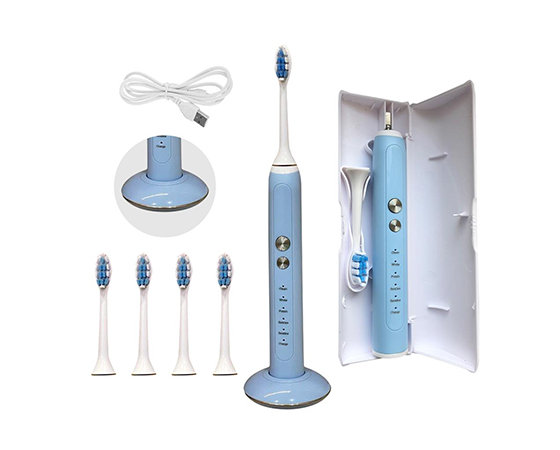 Зубна щітка Sonic PRO електрична + кейс, блакитна large popup