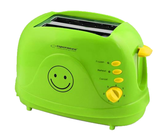 Тостер Esperanza EKT003 Smiley green large popup