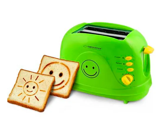 Тостер Esperanza EKT003 Smiley green