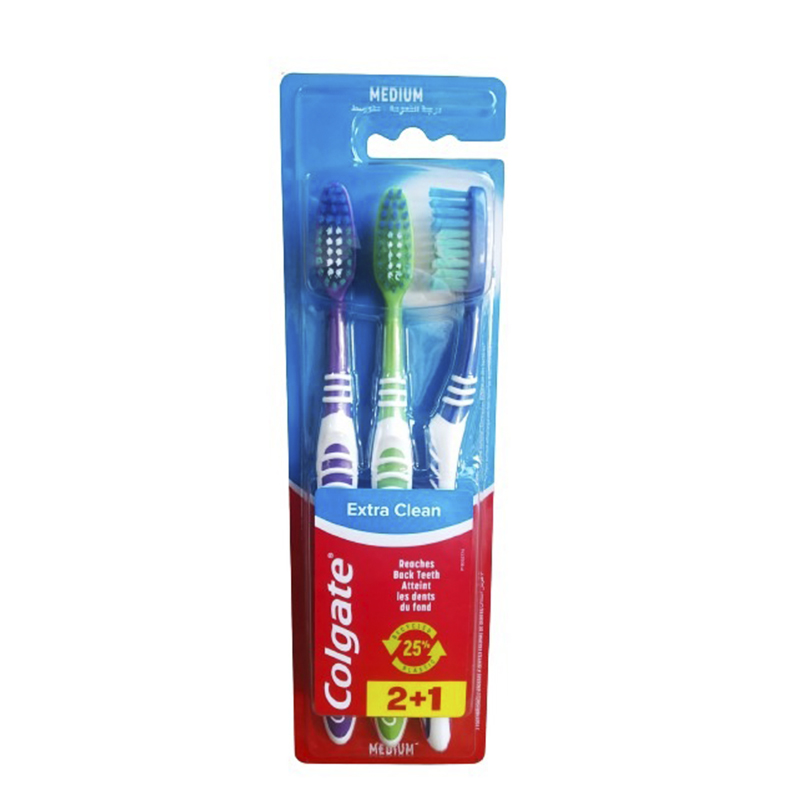 3убна щітка Colgate Extra Clean, 3шт large popup