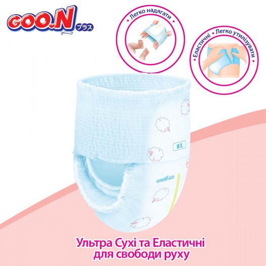 Трусики-підгузки GOO.N Plus для дітей (Big (XL), 12-20 кг) (843341) large popup