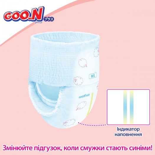 Трусики-підгузки GOO.N Plus для дітей (Big (XL), 12-20 кг) (843341) large popup