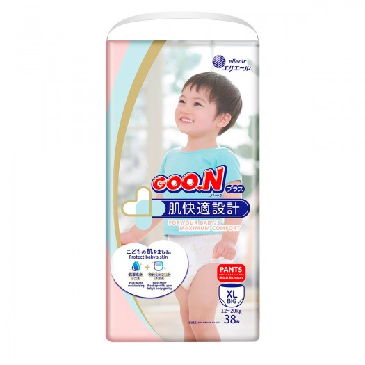 Трусики-підгузки GOO.N Plus для дітей (Big (XL), 12-20 кг) (843341) large popup