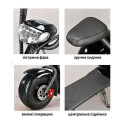 Електрочопер ElectroBike C01S Green thumbnail