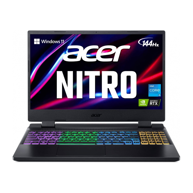 Ноутбук Acer Nitro 5 AN515-58 15.6FHD IPS 144Hz/Intel i7-12700H/16/512F/NVD3060-6/Lin/Black large popup