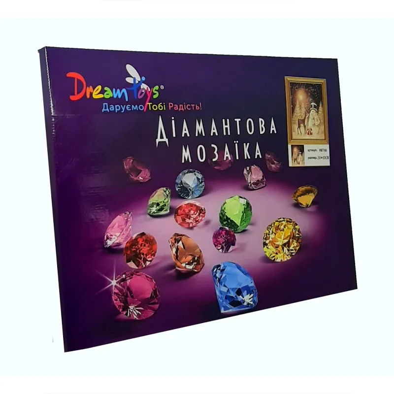 Алмазна мозаїка &quot;Муза&quot;, на підрамнику 30*40см, в кор. 41*31*2,5см, ТМ Dreamtoys