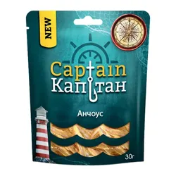 Анчоус Captain солоно-сушений, 30 г.