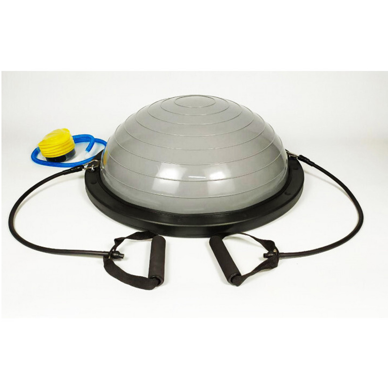 Балансувальна платформа EasyFit BOSU 60*23 см сірий (EF-2323)  large popup