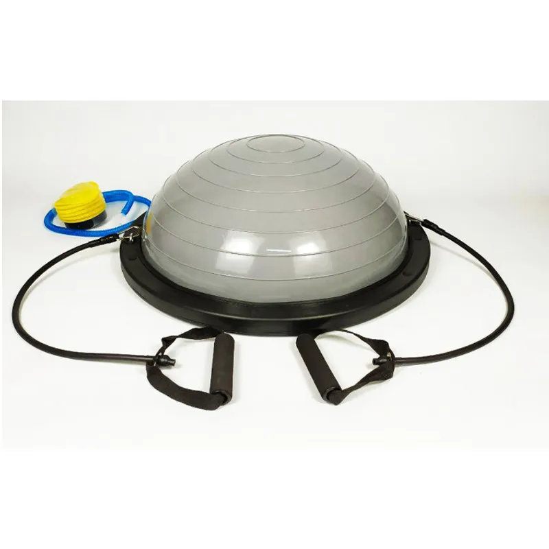 Балансувальна платформа EasyFit BOSU 60*23 см сірий (EF-2323) 