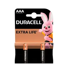 Батарейка DURACELL лужна LR03 MN2400 Alkaline AAА (міні-пальчик), 1 уп (2шт) 