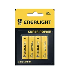 Батарейка ENERLIGHT Super Power AA (пальчик), 1уп (4шт) (502130)