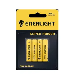 Батарейка ENERLIGHT Super Power AAA (міні-пальчик), 1уп (4шт) (502086)