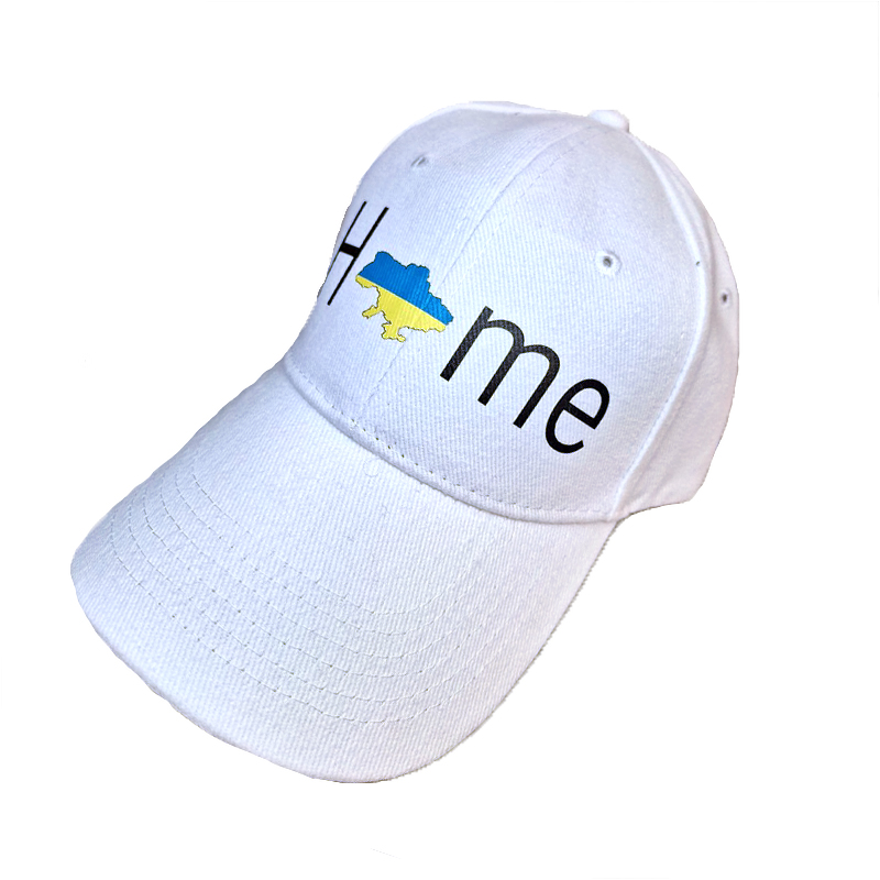 Бейсболка унісекс Home, біла, one size large popup