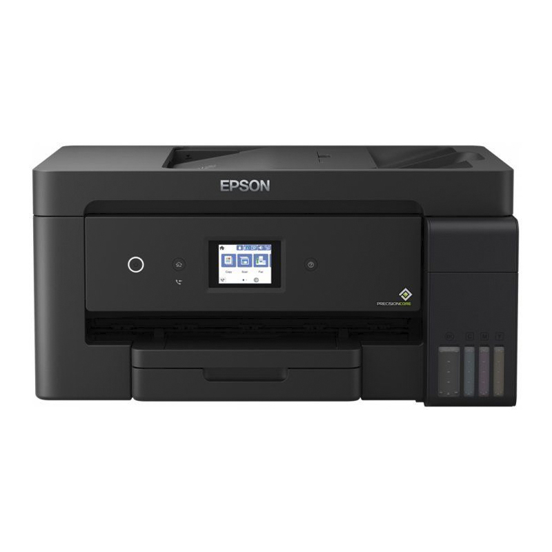 БФП ink color A3 Epson EcoTank L14150 38_24 ppm Fax ADF Duplex USB Ethernet Wi-Fi 4 inks Black Pigme large popup