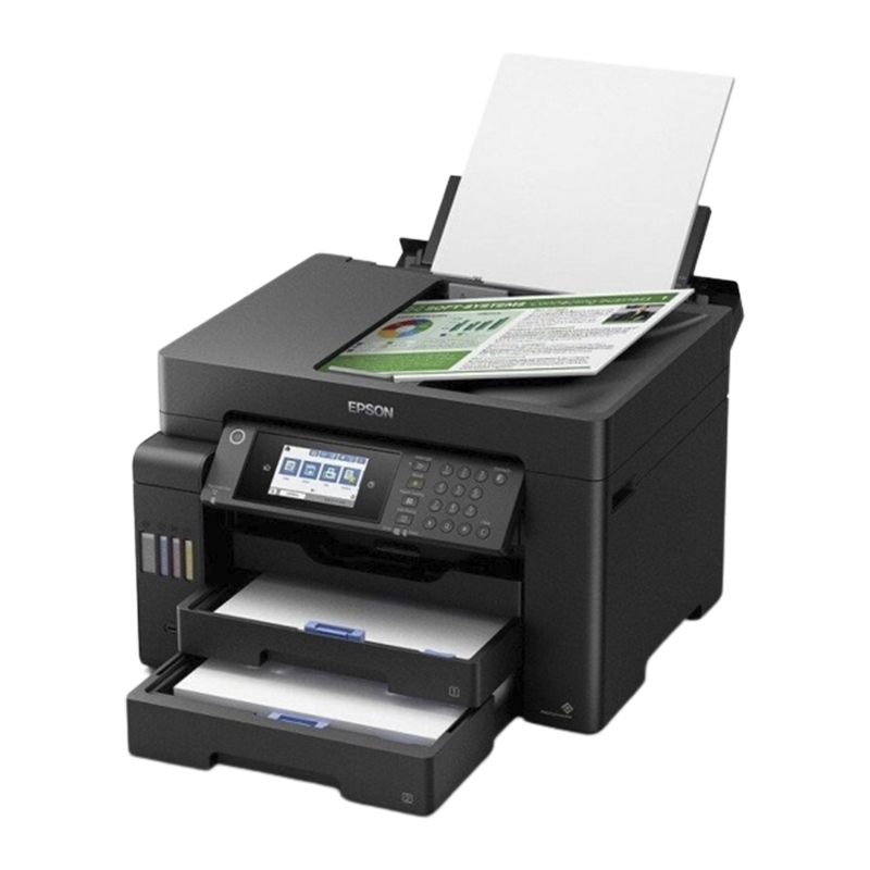 БФП ink color A3 Epson EcoTank L15150 32_22 ppm Fax ADF Duplex USB Ethernet Wi-Fi 4 inks Pigment large popup