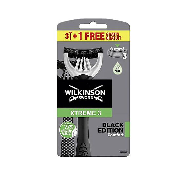 Бритва Wilkinson Sword Xtreme3 Black, чоловічі, 3+1 шт (33167) large popup