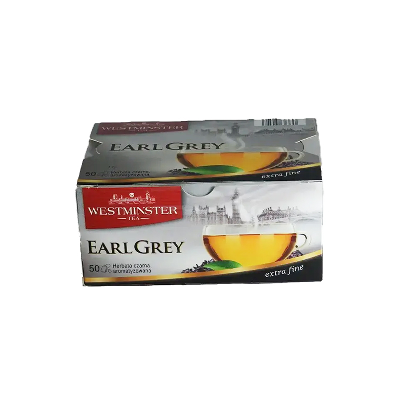 Чай чорний з бергамотом у пакетах 40 шт Westminster Earl Grey, Німеччина, чай Вестмінстер large popup